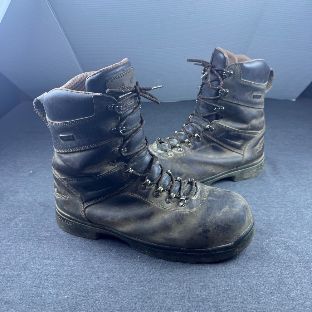 Danner Iron Soft 8 In  Waterproof Work Boots Mens‎ Sz 12D steel toe oil slip res